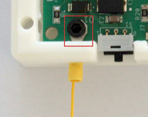 Attachment point and grounding wire